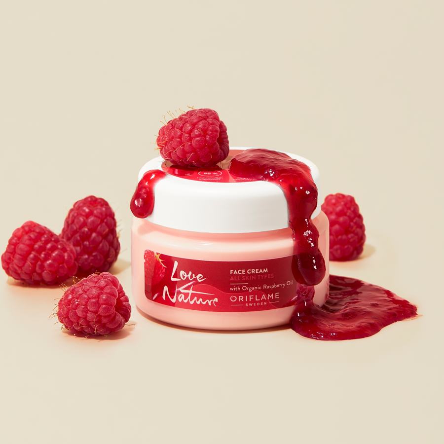 کرم صورت سوئیت دیلایت تمشک لاونیچر50میلLOVE NATURE Sweet Delights